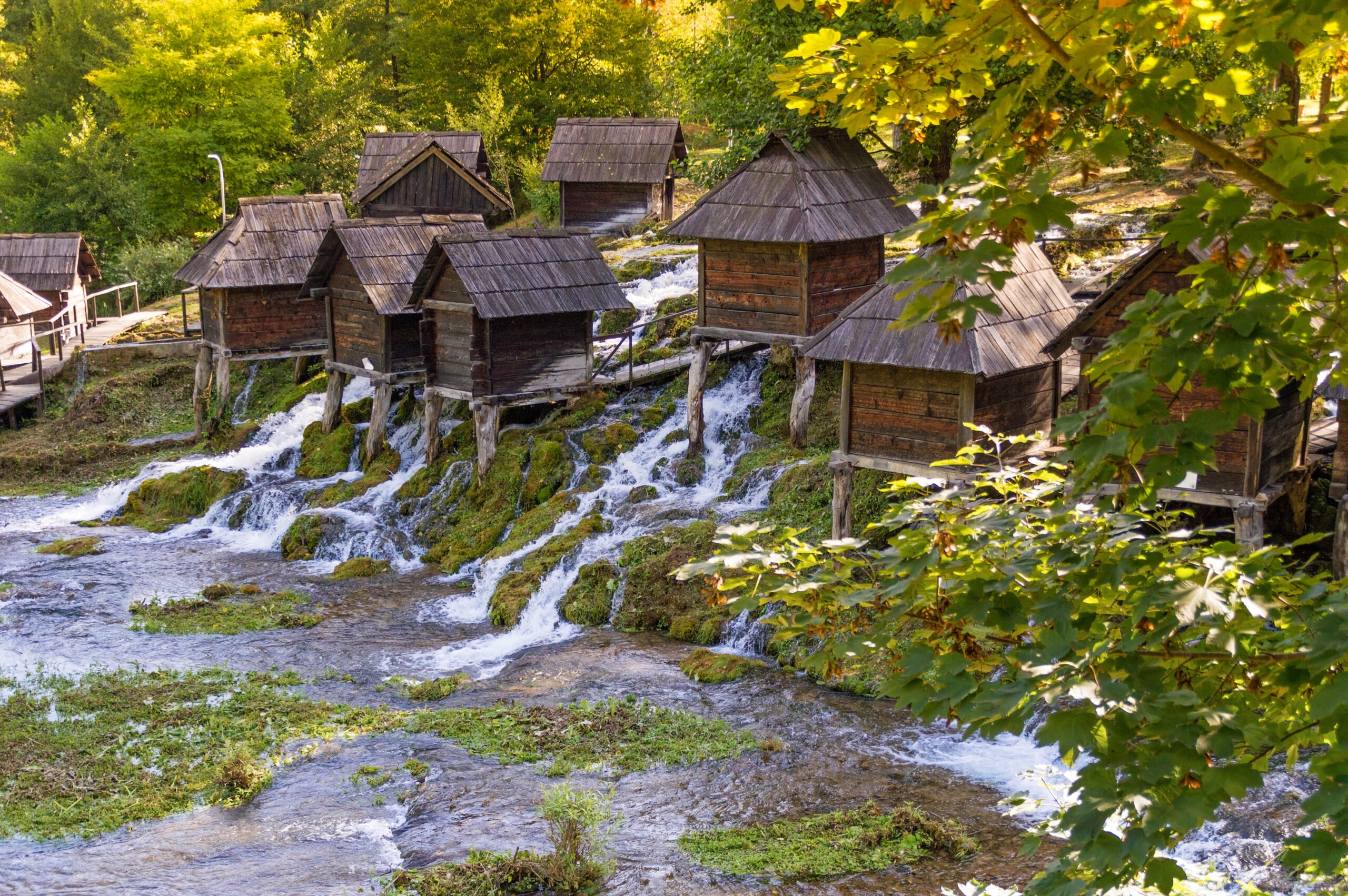 JajcePliva watermills جدول البوسنة