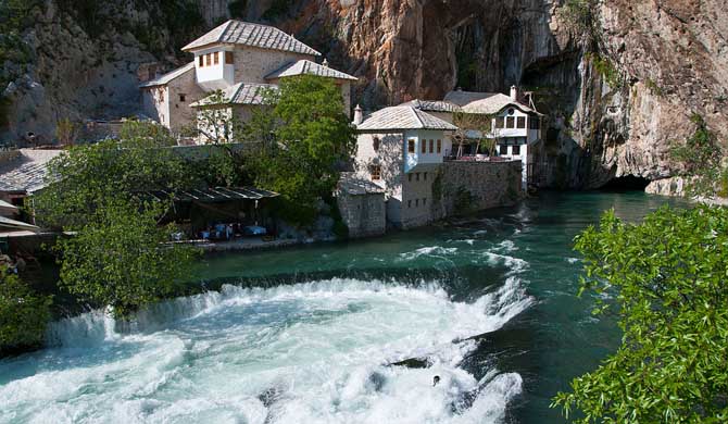 Vrelo Bune in Mostar نهر بونا موستار
